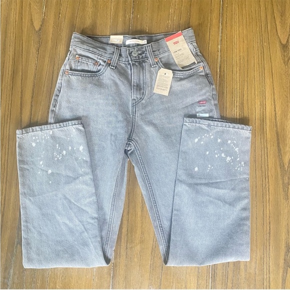 Levi’s Low Pro gray slouchy straight jeans - Picture 8 of 13